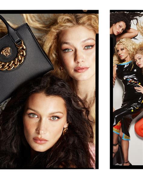 Gigi and Bella Hadid's Versace Campaign Is Claudia Schiffer 